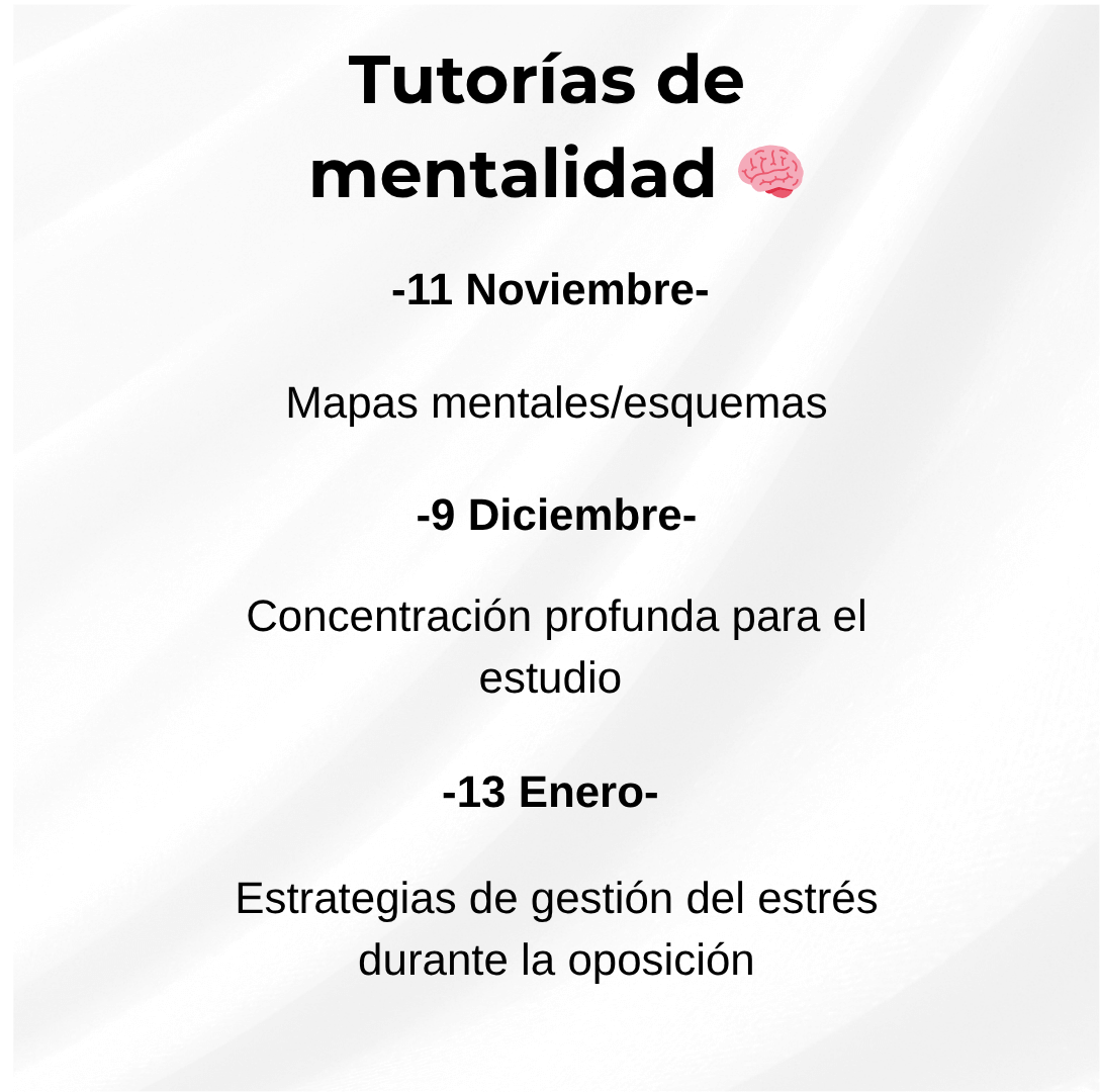 mentalidad-opositores-tutorias-patricia-israel Clase de mentalidad y motivación para opositores de justicia impartida por Patricia Israel dentro de sus tutorías grupales.