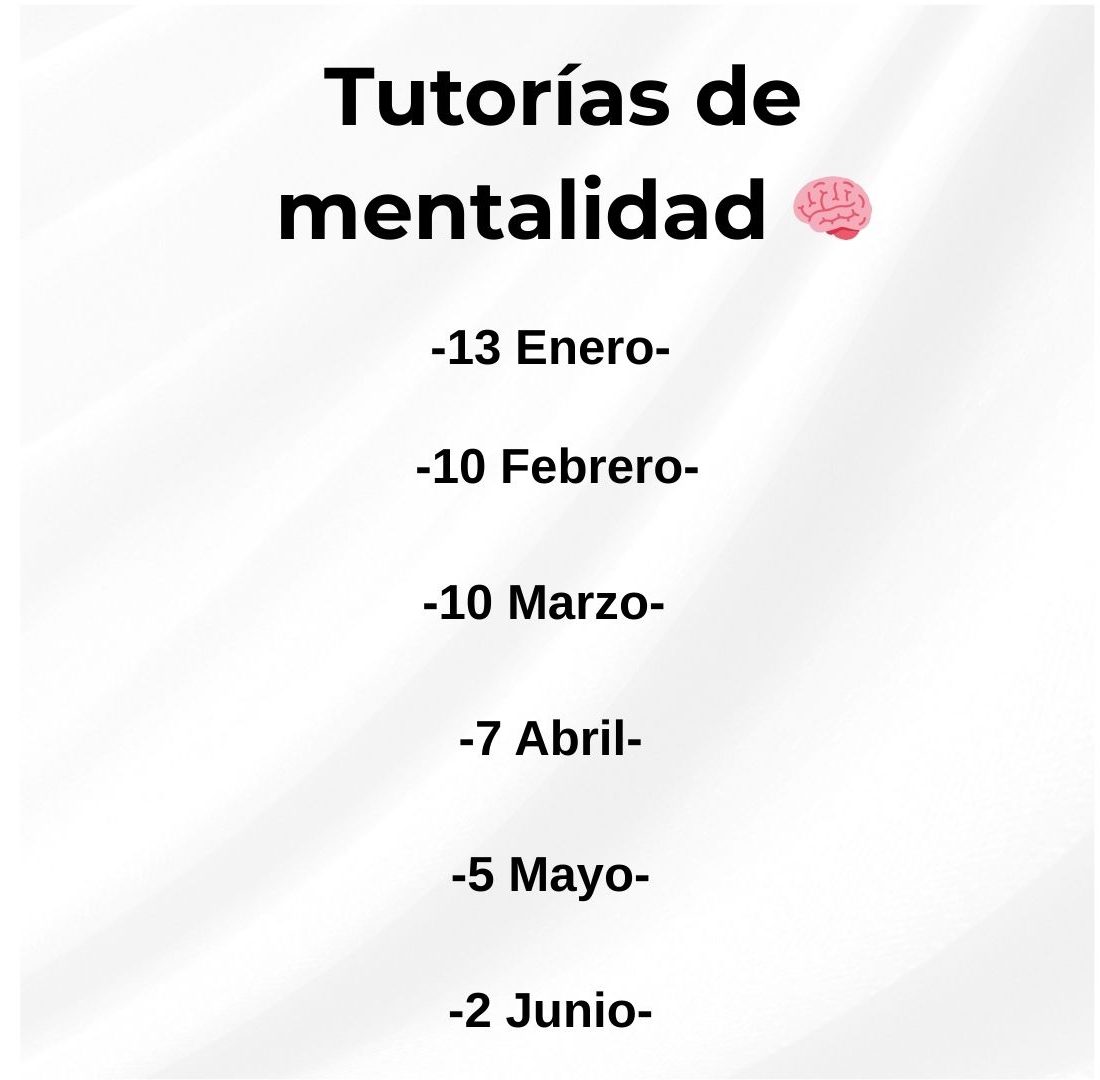 Clase de mentalidad y motivación para opositores de justicia impartida por Patricia Israel dentro de sus tutorías grupales.