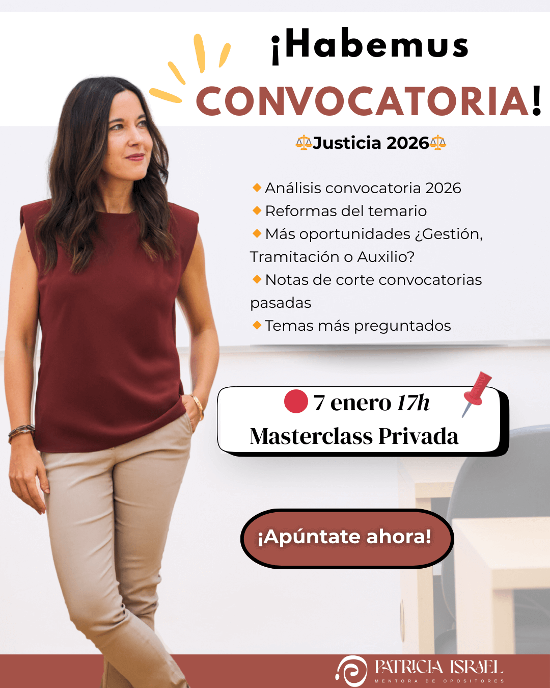 Masterclass- 7 enero 2025-2 Convocatoria oposiciones justicia 2026