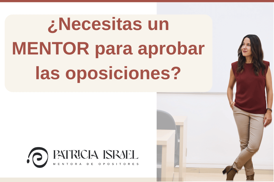 Patricia Israel, mentora de oposiciones de Justicia, en un aula explicando la estrategia de estudio para opositores